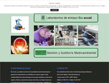 Tablet Screenshot of bio-accali.com